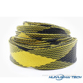 High flame retardant harness pattern woven network pipe